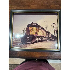 Vintage Union Pacific 3508 Wall Hanging Framed
